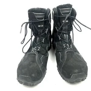 Salomon Snowtrip Black Thinsulate 200 Gram Waterproof Boots Mens Size 14 Salomon Snowtrip Black Thinsulate 200 Gram Waterproof Boots  main image 2